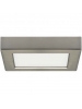 Satco S9325 - 10.5 watt - 5" Flush Mount LED Fixture - 2700K - Square Shape - Brushed Nickel - 120 volts 